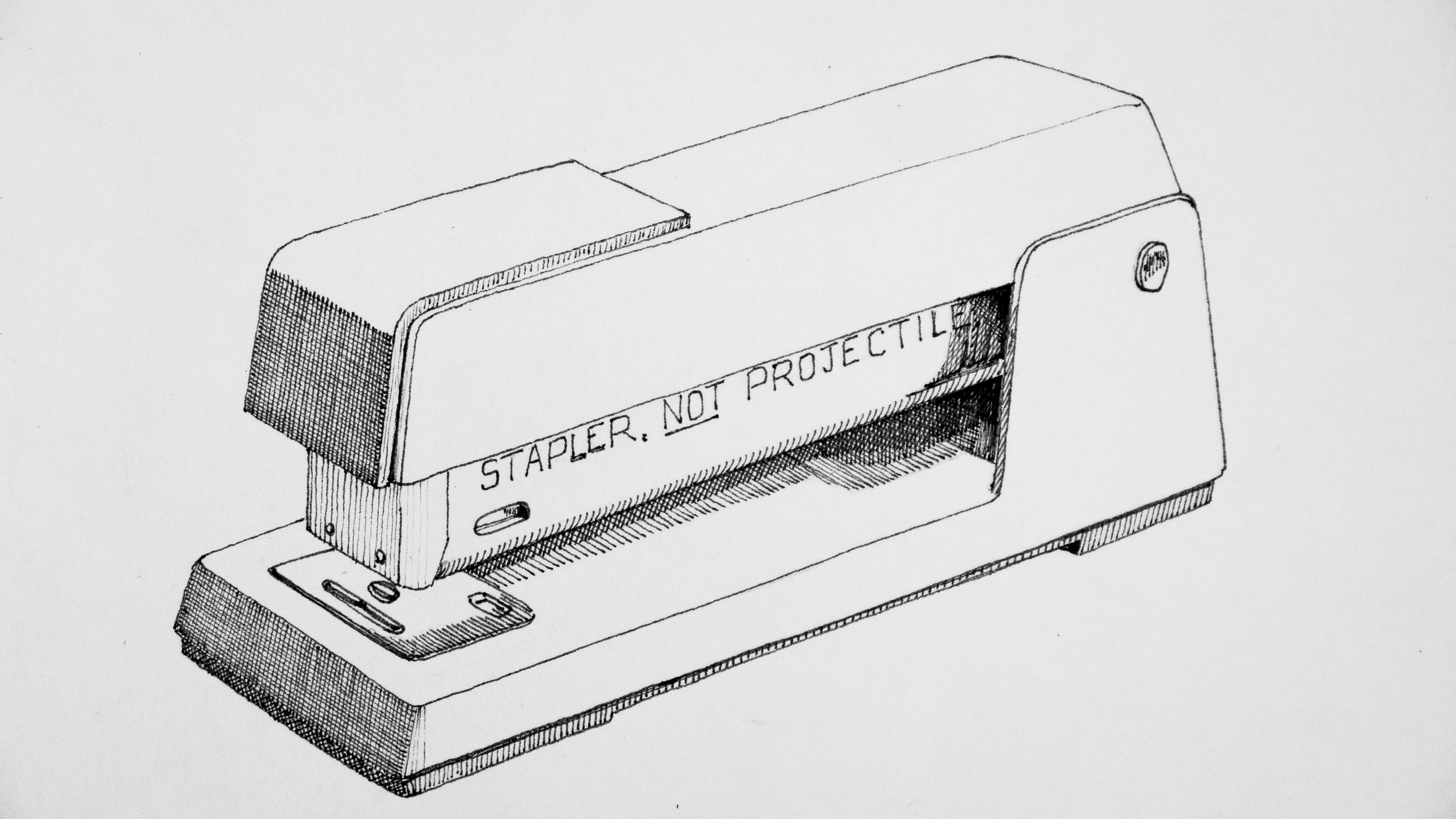 Stapler. NOT Projectile.